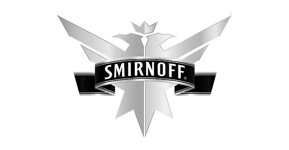 Smirnoff logo a Voiceover.Café client.