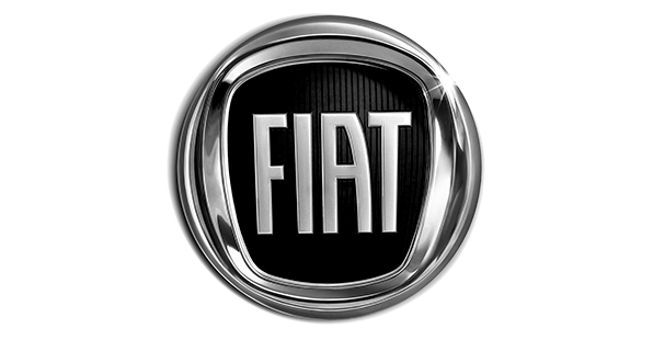 Brand logo for Fiat, a Voiceover.Café client.