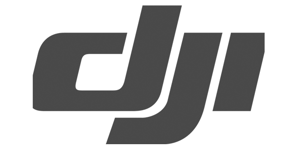 Brand logo for DJI, a Voiceover.Café client.