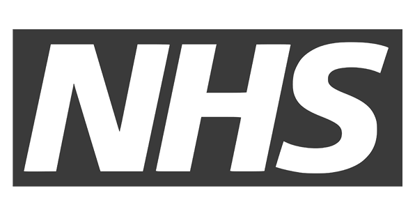 Brand logo for NHS, a Voiceover.Café client.