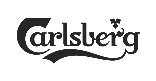 Brand logo for Carlsberg, a Voiceover.Café client.