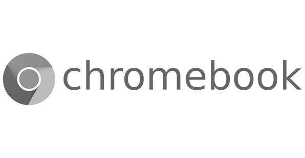 Brand logo for Chromebook, a Voiceover.Café client.