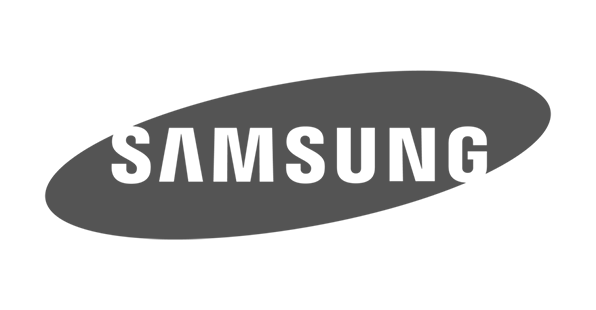 Brand logo for Samsung, a Voiceover.Café client.