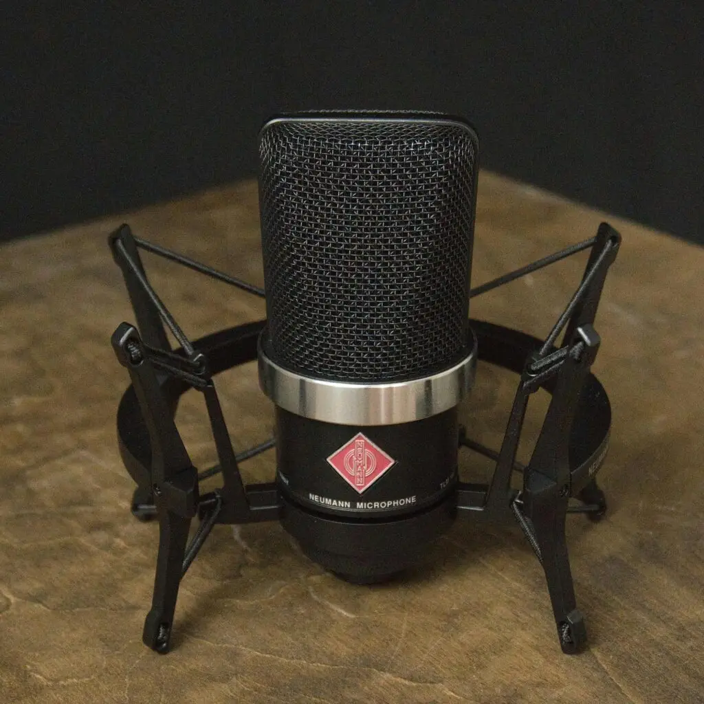 A voiceover microphone