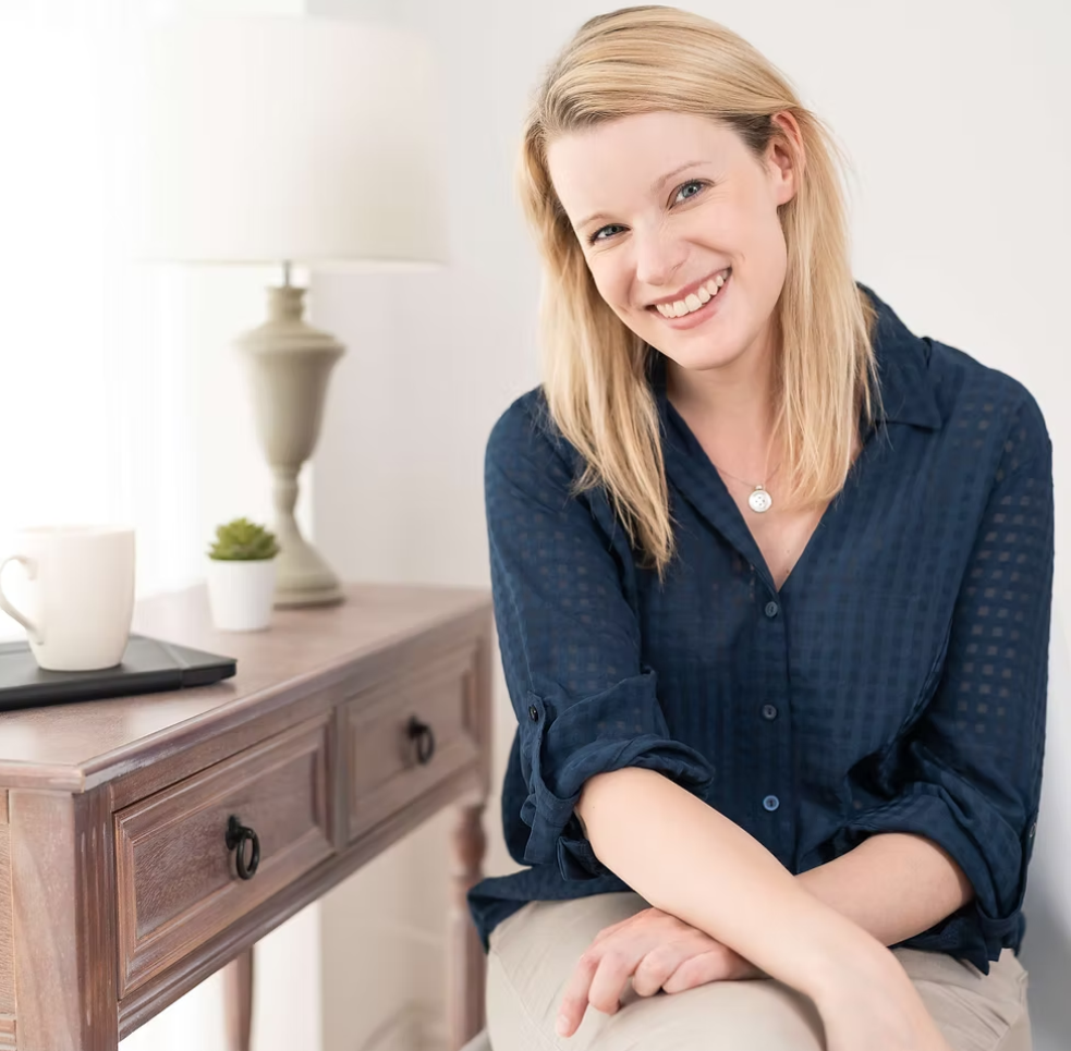 English voiceover artist Anna Lawrence